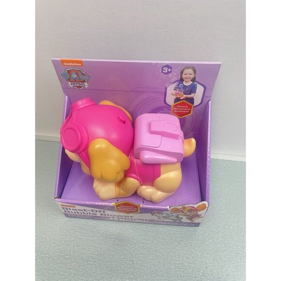 Paw Patrol Blast Off Bubble Blower Skye Nickelodeon Ages 3+ No-Spill - Picture 5 of 11